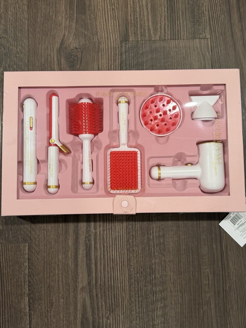 Brand New FAO Schwarz Pampered Play Hair Pro 8 Piece Pretend Play Styling Set